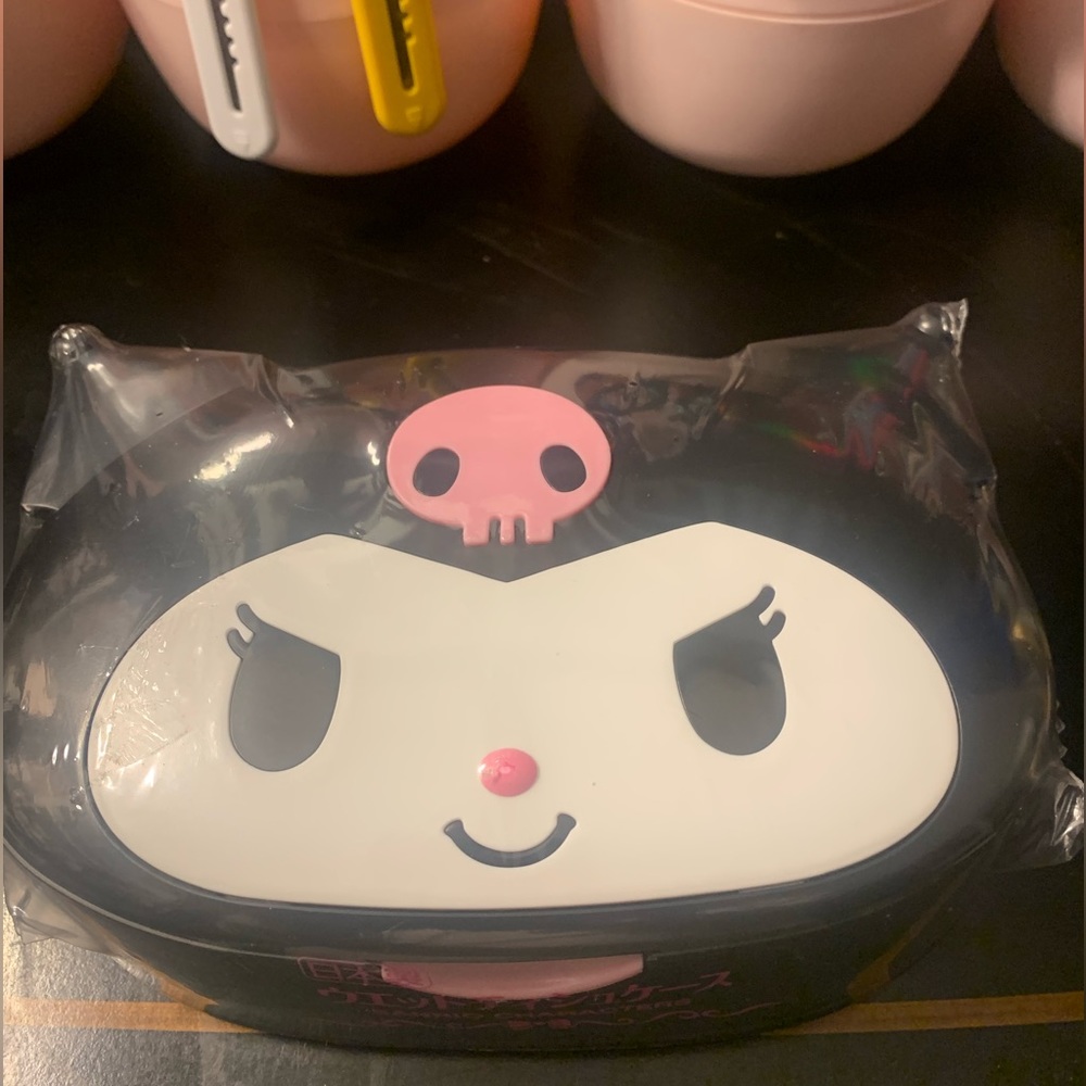 Kuromi by Sanrio wet wipes dispenser